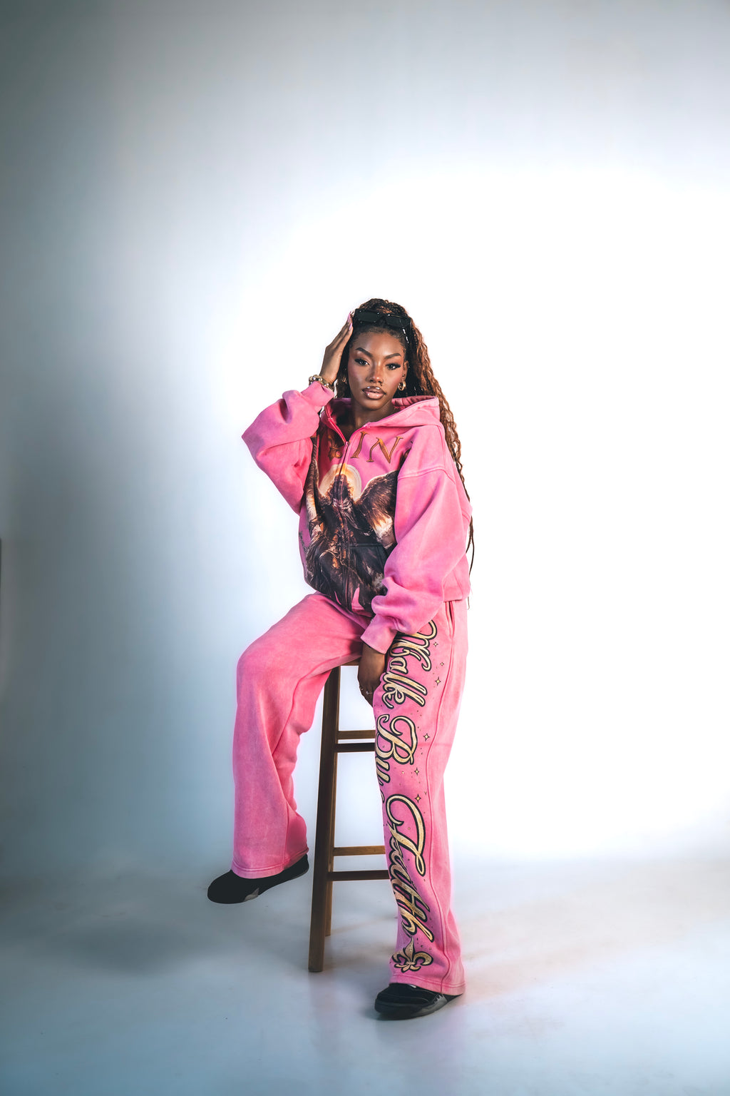 Pink Walk By Faith Sweat Suit