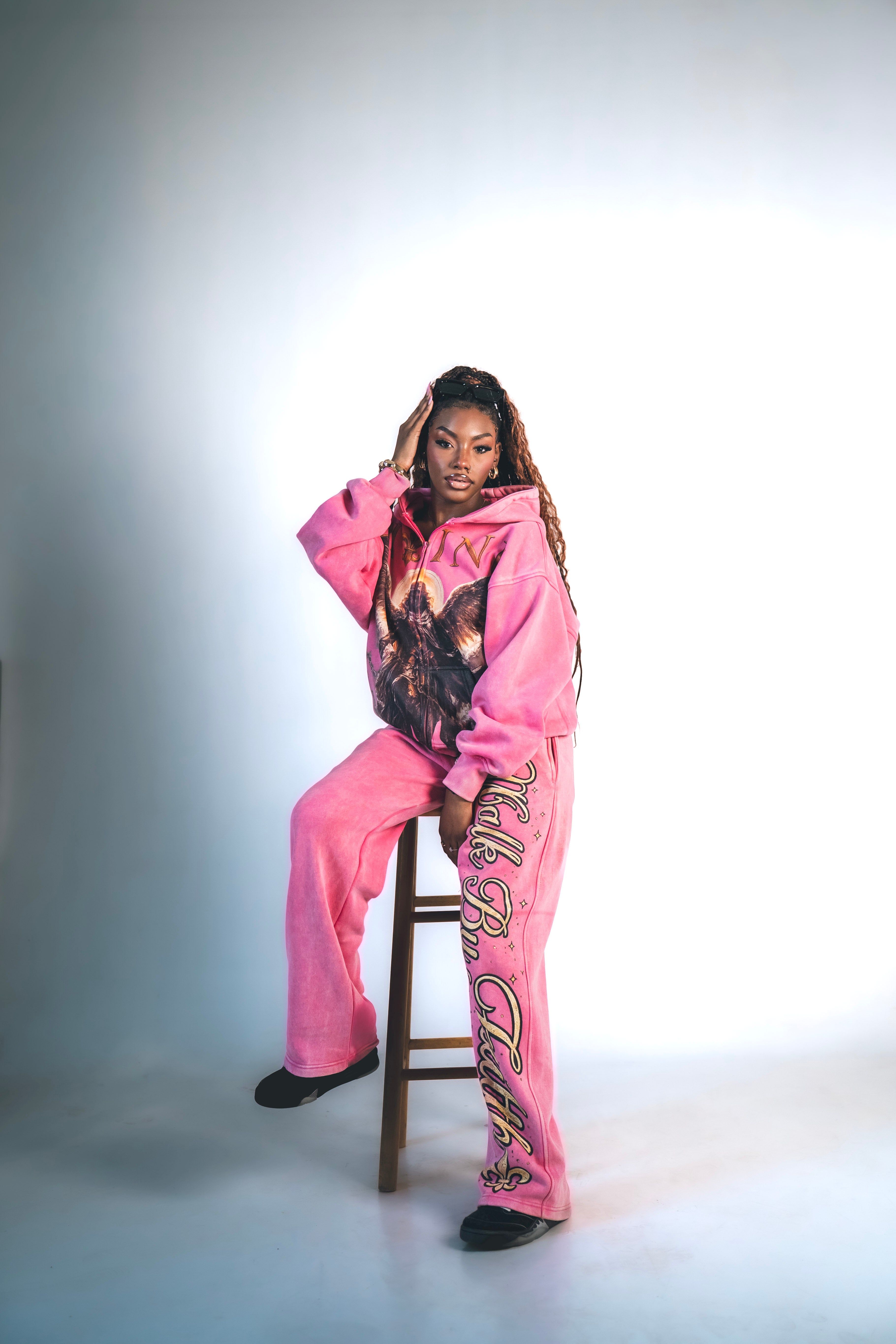 Pink Walk By Faith Sweat Suit
