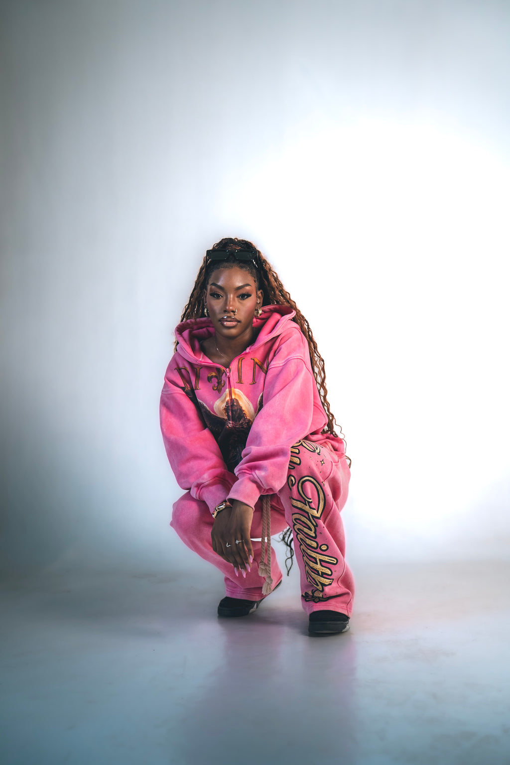 Pink Walk By Faith Sweat Suit