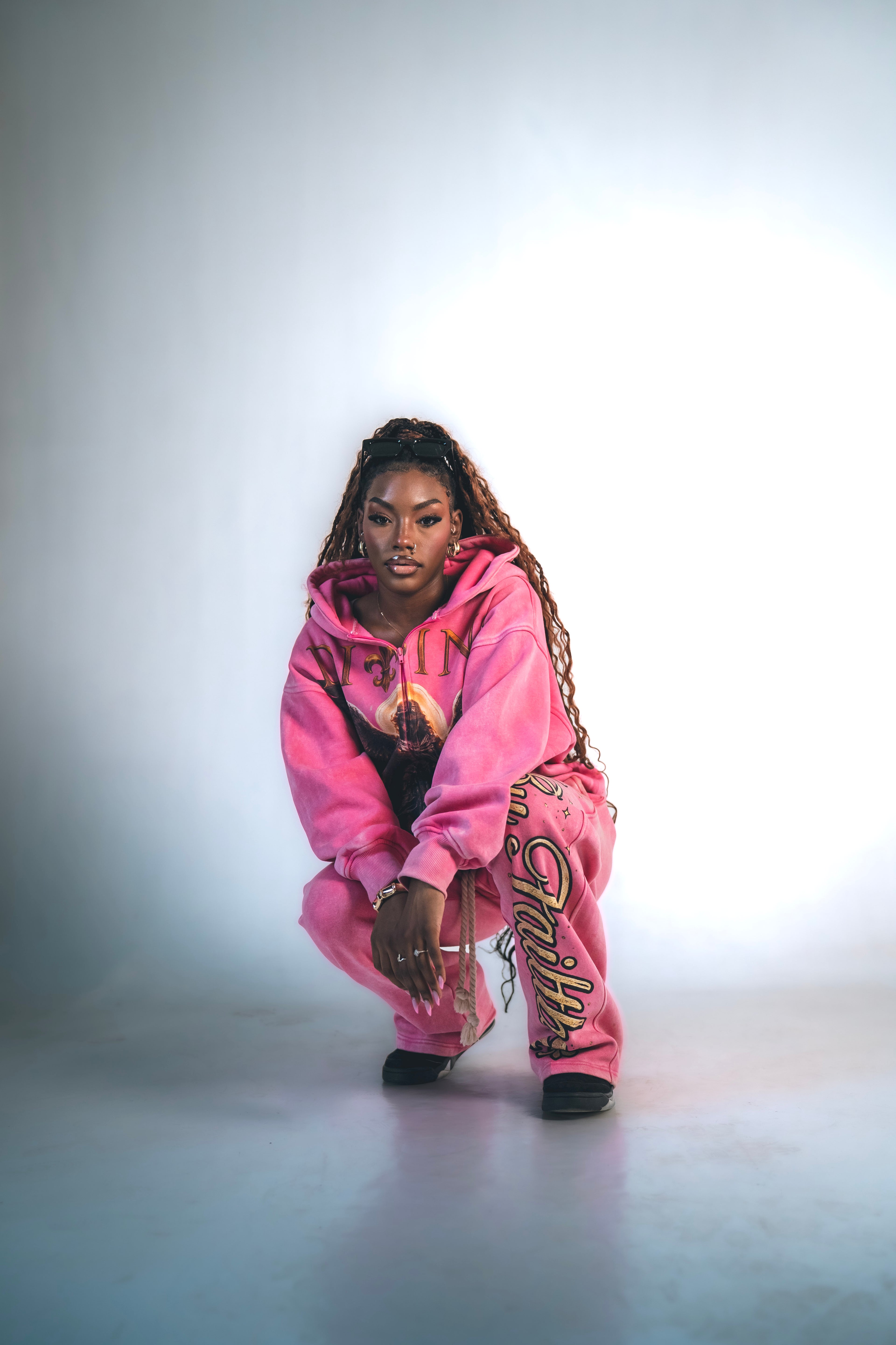 Pink Walk By Faith Sweat Suit