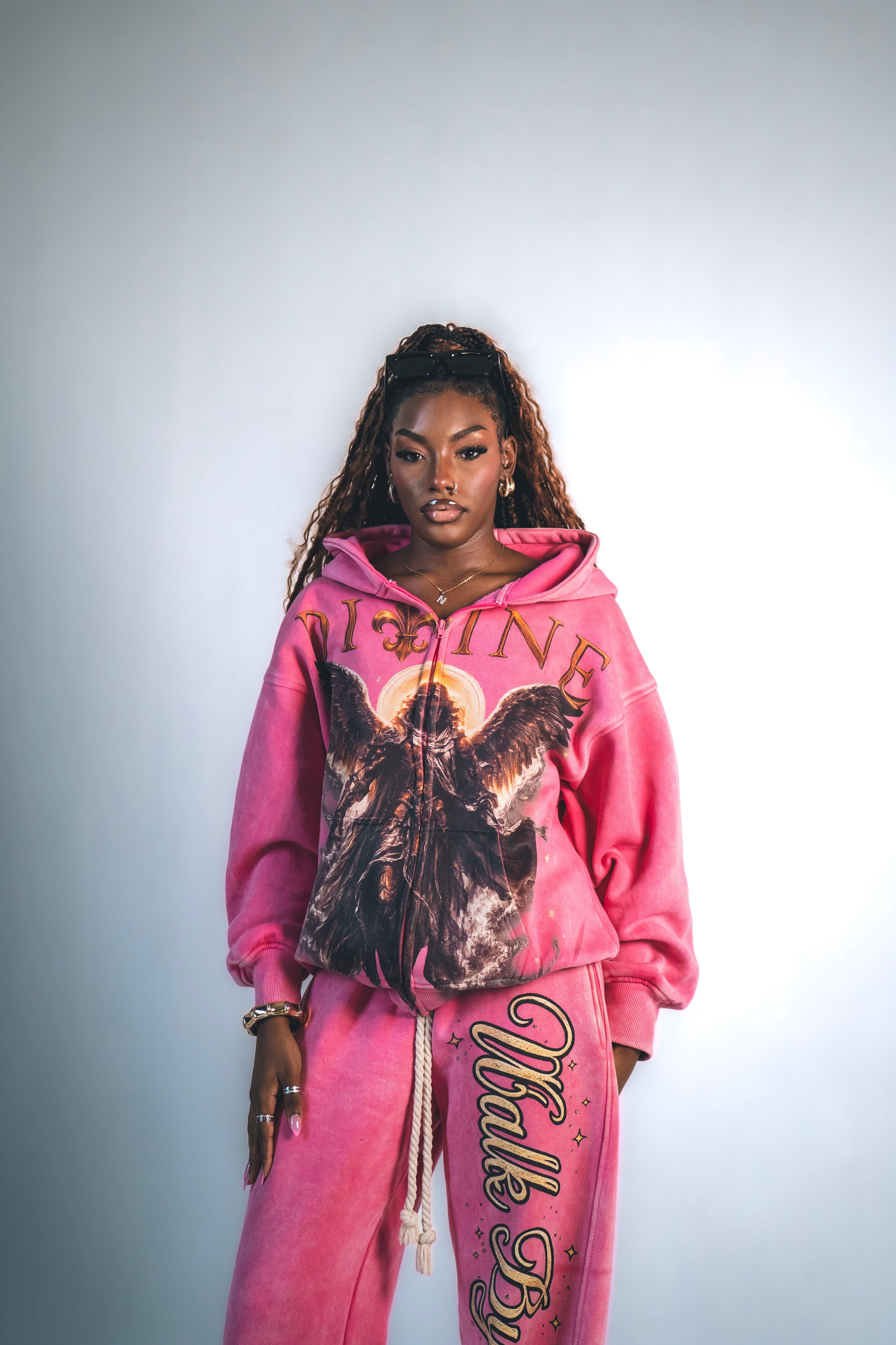 Pink Walk By Faith Sweat Suit