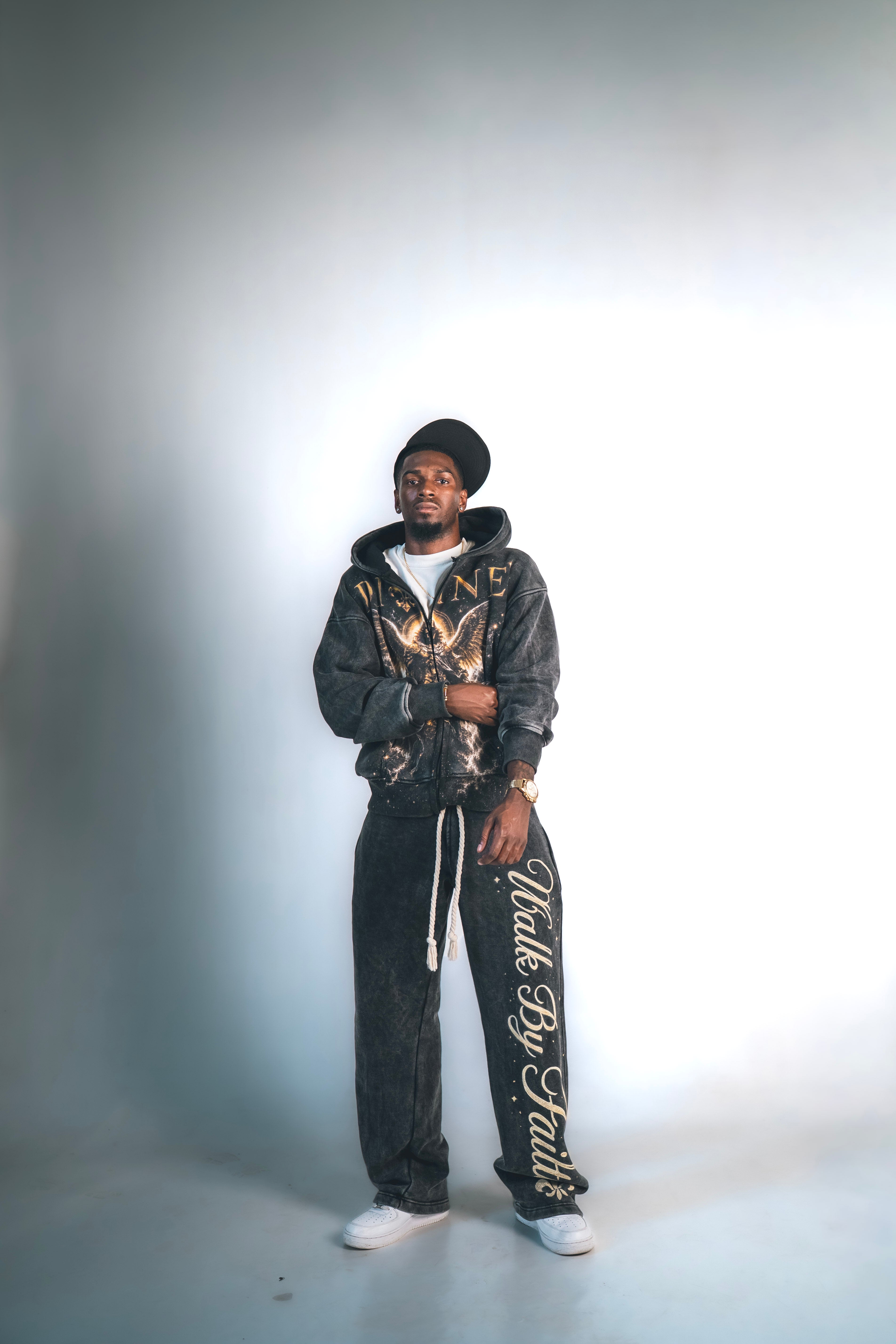 Grey Walk By Faith Sweat Suit